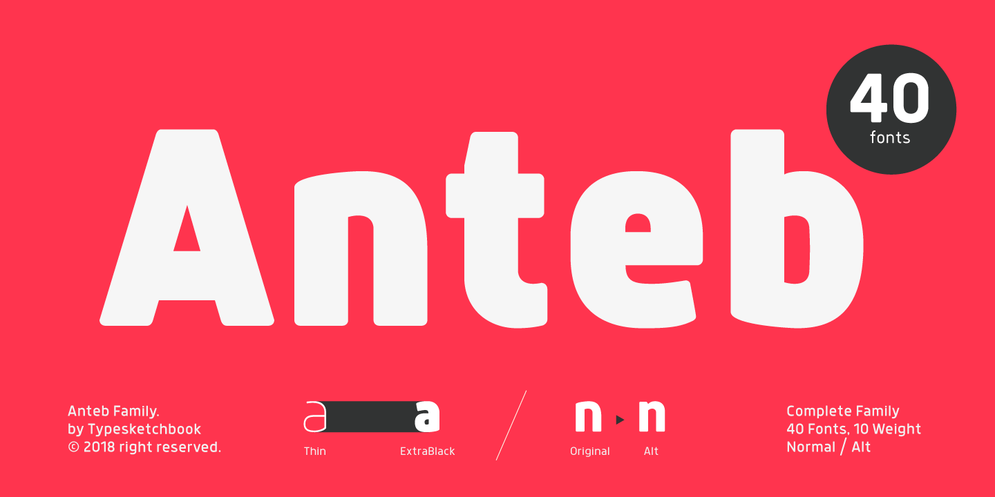 Example font Anteb #1